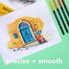 imageCanson Graduate Bristol Pad Foldover 55x85 inch 20 Sheets  Artist Paper for Adults and Students  Drawing Sketching Markers and Art Journaling55x85 inch
