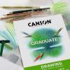 imageCanson Graduate Drawing Pad Foldover 55x85 inch 30 Sheets  Artist Paper for Adults and Students  Drawing Sketching and Art JournalingWhite Paper