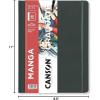 imageCanson Graduate Manga Paper Hard Cover Art Journal 55x85 inches 40 Sheets  Artist Paper for Illustration Character Studies Comics85x11