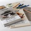 imageCanson Graduate Mixed Media Pad Foldover 9x12 inch 20 Sheets  Artist Paper for Adults and Students  Watercolors Mixed Media Markers and Art JournalingNaturalTan Paper