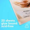 imageCanson Graduate Mixed Media Pad Foldover 9x12 inch 20 Sheets  Artist Paper for Adults and Students  Watercolors Mixed Media Markers and Art JournalingNaturalTan Paper