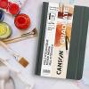 imageCanson Graduate Mixed Media Paper Hard Cover Art Journal 85x11 inches 36 Sheets  Artist Paper for Collage Watercolor Ink Pencil MarkerToned Tan Paper