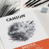 imageCanson Graduate Sketch Pad Foldover 55x85 inch 40 Sheets  Artist Paper for Adults and Students11x14 inch