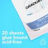 imageCanson Graduate Tracing Pad Foldover 9x12 inches 20 Sheets  Artist Paper for Transfers Animation Drafting