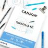 imageCanson Graduate Tracing Pad Foldover 9x12 inches 20 Sheets  Artist Paper for Transfers Animation Drafting