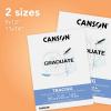 imageCanson Graduate Tracing Pad Foldover 9x12 inches 20 Sheets  Artist Paper for Transfers Animation Drafting