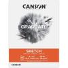 imageCanson Graduate Sketch Pad Foldover 55x85 inch 40 Sheets  Artist Paper for Adults and Students9x12 inch