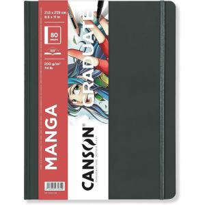 imageCanson Graduate Manga Paper Hard Cover Art Journal 55x85 inches 40 Sheets  Artist Paper for Illustration Character Studies Comics85x11