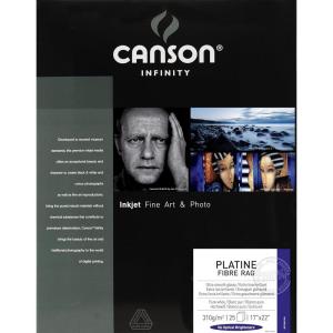 imageCanson Infinity Platine Fibre Rag Fine Art Paper 310 Gram  17 x 22 Inch 25 Sheets17X22