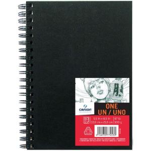 imageCanson ONE Art Sketch Book 4quot x 6quot Hardbound 100 Sheets 20000556755 x 85 Side Wire