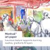 imageCanson Artist Series Montval Watercolor Paper Wirebound Pad 10x7 inches 20 Sheets 140lb300g  Artist Paper for Adults and Students  Watercolors Mixed Media Markers and Art Journaling10X7