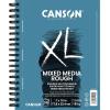imageCanson XL Series Mixed Media Pad Side Wire 55x85 inches 60 Sheets  Heavyweight Art Paper for Watercolor Gouache Marker Painting Drawing Sketching7x10