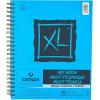 imageCanson XL Series Mixed Media Pad Side Wire 55x85 inches 60 Sheets  Heavyweight Art Paper for Watercolor Gouache Marker Painting Drawing Sketching9x12