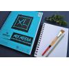 imageCanson XL Series Mixed Media Pad Side Wire 55x85 inches 60 Sheets  Heavyweight Art Paper for Watercolor Gouache Marker Painting Drawing Sketching9x12