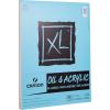 imageCanson XL Series Oil and Acrylic Paper Foldover Pad 11x14 inches 24 Sheets 136lb290g  Artist Paper for Adults and Students11X14