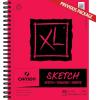 imageCanson XL Series Paper Sketch Pad for Charcoal Pencil and Pastel Side Wire Bound 50 Pound 9 x 12 Inch 100 Sheets