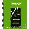 imageCanson XL Series Drawing Pad Side Wire Bound 9x12 inches 60 Sheets  Artist Paper for Students Marker Pen Ink Pencil