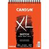 imageCanson XL Series Paper Sketch Pad for Charcoal Pencil and Pastel Top Wire Bound 50 Pound 9 x 12 Inch 100 Sheets