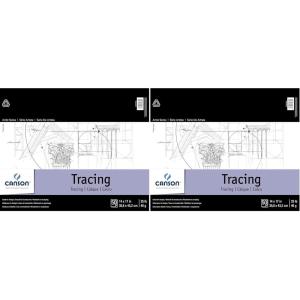imageCanson Foundation Series Tracing Pad 14 x 17 Foldover Cover 50 Sheets 10051096214 x 17 Pack of 2