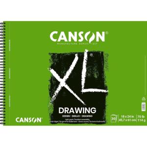 imageCanson Side Wire Pad XL Series Drawing 18 x 24 Inches