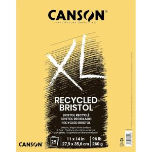 imageCanson XL Series Bristol Paper Smooth Foldover Pad 11x17 inches 25 Sheets 100lb260g  Artist Paper for Adults and Students  Markers Pen and Ink11x14