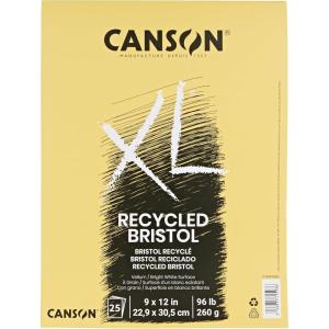 imageCanson XL Series Bristol Paper Smooth Foldover Pad 11x17 inches 25 Sheets 100lb260g  Artist Paper for Adults and Students  Markers Pen and Ink9x12