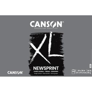 imageCanson XL Series Newsprint Pad 24quot x 36quot Tape Bound 100 Sheets 100510952