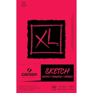 imageCanson XL Series Sketch Pad 55 x 85 Foldover Cover 100 Sheets 100510938