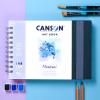 imageCANSON Art Book Watercolor Paper Notebook 83x58 inches WhiteA5 LANDSCAPE MONTVAL