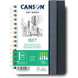 imageCANSON Art Book Drawing Notebook Natural WhiteA5 PORTRAIT 1557
