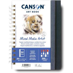 imageCANSON Art Book Mixed Media Paper Notebook 58x83 inches White83x117 inches