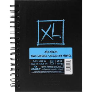 imageCanson Mix Media Book XL Black 5 x 8 inches5 x 8 inches