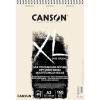 imageCANSON XL Sand Grain Dry Mixed Media 160gsm Paper A4 Grey Landscape Drawing Pad with SandpaperLike Finish Spiralbound with 40 Sheets Ideal for Professional Artists ampamp StudentsA3