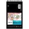 imageCanson Artist Series Watercolor Paper Wirebound Pad 9x12 inches 20 Sheets 140lb300g  Artist Paper for Adults and Students  Watercolors Mixed Media Markers and Art Journaling55 x 85