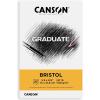 imageCanson Graduate Bristol Pad Foldover 55x85 inch 20 Sheets  Artist Paper for Adults and Students  Drawing Sketching Markers and Art Journaling55x85 inch