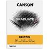 imageCanson Graduate Bristol Pad Foldover 55x85 inch 20 Sheets  Artist Paper for Adults and Students  Drawing Sketching Markers and Art Journaling9x12 inch