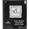 imageCanson XL Series Drawing Paper Black Wirebound Pad 11x14 inches 40 Sheets 92lb150g  Artist Paper for Adults and Students  Colored Pencil Ink Pastel Marker11x14