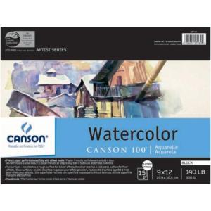 imageCanson Artist Series Plein Air Watercolor Paper Fold Over Art Board 8x10 inches 10 Sheets  Artist Paper for Adults and Students  Watercolors Mixed Media Markers and Art Journaling8 x 10