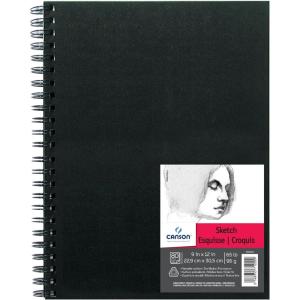 imageCanson Artist Series Sketchbook Wirebound Journal 5x7 inches 160 Pages 65lb96g  Artist Paper for Adults and Students  Graphite Charcoal Pencil Colored Pencil9X12
