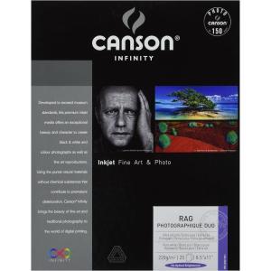 imageCanson Infinity Rag Photographique Duo Fine Art Paper 220 Gram 85 x 11 Inch 25 Sheets85X11