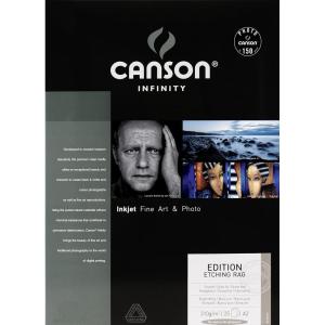 imageCanson Infinity Edition Etching Rag 310gsm natural white matte inkjet paper A3 box of 25 sheetsA2