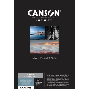 imageCanson Infinity Edition Etching Rag 310gsm natural white matte inkjet paper A3 box of 25 sheetsA3
